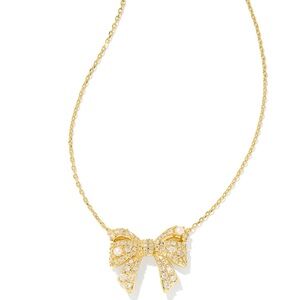 Kendra Scott Gold Bow Necklace
